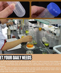 28 Well Plastic Test Tube Rack Kit With Detachable Stand And Blue Orange Rack Includes 25 Pieces Of 50ml Flat Bottom Centrifuge Tubes With Screw Caps Graduated Non Pyrogenic Tubes For Precise Lab Work And Safe Storage, featuring laboratory use.