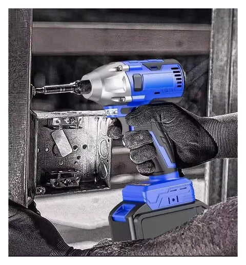 High Torque Brushless Electric Impact Wrench, Rechargeable Cordless Power Tool For Car Repair And Auto Use, Lightweight Battery Operated Design For Home And Garage Work, Efficient Delivery Effortlessly