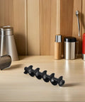 Chocolate Fountain Spiral Shaft Replacement Kit Four Piece Plastic Spiral Structure For Smooth Continuous Operation And Easy Maintenance Compatible With Various Chocolates For Home Parties And Family Gatherings, black plastic spiral shaft