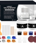 Tile and Fiberglass Tub Repair Kit With Color Matching For Porcelain Sinks, Granite, Marble, Quartz, Ceramic And Shower Surfaces