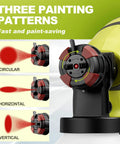 Cordless Paint Sprayer Gun With 4.0Ah Battery And Fast Charger 550W HVLP Sprayer Nozzle Settings Circular Horizontal Vertical