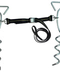 Heavy Duty Basketball Hoop Anchor Tie Down Kit For Secure Court Setup Ground Stakes Trampoline Anchors Easy One Piece Installation
