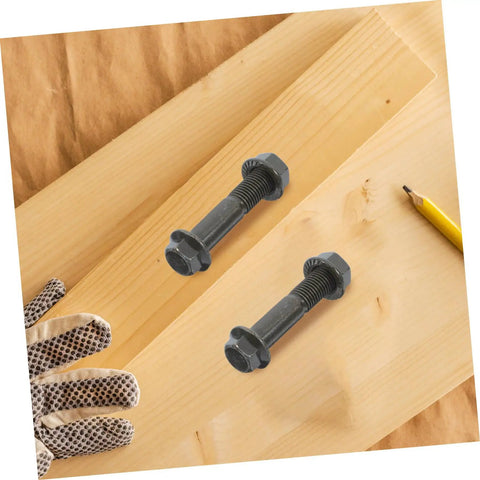 Heavy Duty Double End Stud Bolts Set 4 Piece For Outdoor Construction And Automotive Projects Carbon Steel Dual Ended Screws