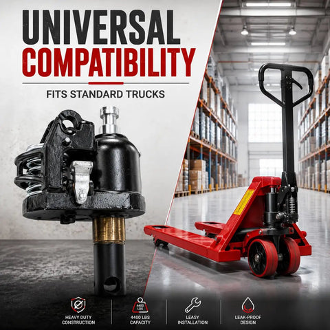 Heavy Duty Hydraulic Pump Replacement For Manual Pallet Truck, 4400 Lb Workhorse With 45Mm Spindle Shaft, Robust Swap Assembly Handles The Heavy Lifting With No Sweat