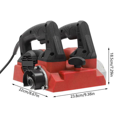 Heavy Duty 1300W Electric Wall Paint Scraper For No Sweat Putty Removal And Concrete Surface Prepping Featuring Pro Grade Multi Blade Handheld Wall Planer with ergonomic handles.