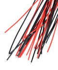 Red and black 13-inch leads for 15 Pack Piezo Pickup Discs 27mm Thin 0.4mm With 13 Inch Leads For Acoustic Guitar And Drums