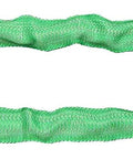 Endless Round Sling For Rigging, 12 Ft Length, 5300 Lb Vertical Lift Capacity, Green Color, Heavy Duty Lifting Strap displayed flat