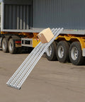 Unloading Conveyor Chute Foldable 78.74 By 11.81 Inch Portable Conveyor Roller With Curved Wheel And Locking Screws