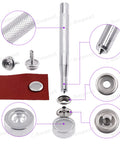 62Pcs Canvas Snap Kit for Marine Canvas Upholstery and Boat Covers, Stainless Steel Pro Grade Marine Fasteners shown in parts