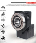 Hollow Rotary Actuator With High Accuracy Positioning For 60mm 400W AC Servo Motors 10 To 1 Reducer 14mm Input Shaft