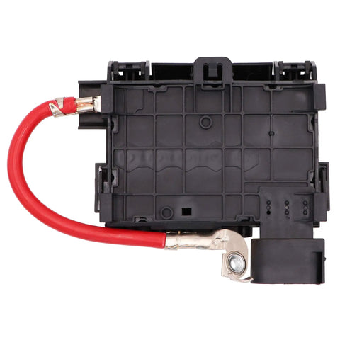 Slick Battery Fuse Box Terminal With Three Pin Wiring Harness Pigtail Connector For 99 04 VW Beetle Jetta Golf MK4 Bora, black ABS housing, heavy duty.