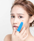 Bulk Pack Of 100 Blue Nitrile Finger Sleeves Offering Antistatic Barrier For Dirty Jobs And Cleanrooms Plus Snug Healing Guards that protect fingers.
