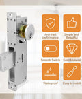 Storefront Mortise Door Lock Set With Beefy Double Cylinder Deadbolt Aluminum Construction Heavy Duty Commercial Grade Easy Install