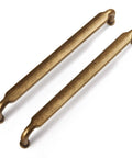 12 Pack Antique Brass Cabinet Pulls Six And A Quarter Inch Hole Center Zinc Alloy Kitchen Drawer Handles 6.7 Inch Length Includes M4 Screws