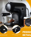 24 Pack Mini Self Adhesive Caster Wheels 1 Inch Stainless Steel Swivel Rollers Black For Appliances Furniture Kitchen Countertops