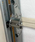 Installed 2 Pack Garage Door Hinges With Galvanized Finish Heavy Duty 14 Gauge Steel For Residential And Light Commercial Replacement