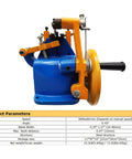 Front view of Pro-Grade Manual Saw Splitter and Blade Tooth Toggler for 0.39 to 1.57 in blades with metal construction.
