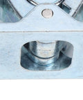 Close-up of a zinc alloy double roller mechanism from Two Pack Heavy Duty Zinc Alloy Double Roller Door Latch With Strong Springs For RV Motorhome Camper Trailer Boat Garage Built Tough To Last And Deliver Secure Hold With Smooth Operation