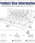 Porch Swing Cushions For 60 Inch Benches Weatherproof Outdoor Must-Have 3 Seater Cushion Thick 5 Inch Replacement Navy Blue 60x40 Inch UV Resistant