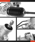 Hydraulic Power Steering Rack And Pinion Drop In Replacement For Toyota Corolla 1993 2002 Chevrolet Prizm 1998 2002 Geo Prizm 1993 1997 Left Hand Drive Only Includes Inner Tie Rods And Dust Boots shown in detailed view