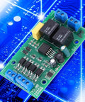 Beefed Up DC Motor Driver Controller Module With CW CCW Reversing 20A Relay Built For Real World Automation Projects And Industrial Equipment Wide Voltage Range And Efficient Heat Management With Copper Terminal Design, green PCB
