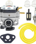 Carburetor Kit Replacement For Ryobi 25Cc 2 Cycle Trimmers RY251PH RY252CS RY253SS RY254BC Includes Fuel Filter Fuel Line Spark Plug