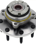 Front Wheel Bearing And Hub Assembly Built Rock Solid For The Daily Haul Smooth Slick Fit view showing metal hub, seal, and bolts.