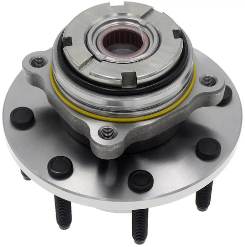 Front Wheel Bearing And Hub Assembly Built Rock Solid For The Daily Haul Smooth Slick Fit view showing metal hub, seal, and bolts.