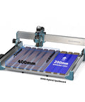 Heavy Duty Dope Hybrid Spoilboard Table For 4040 Reno CNC Router With Aluminum And MDF Expands Work Area To 600 MM X 400 MM Easy Two Step Install Stable Milling Surface.
