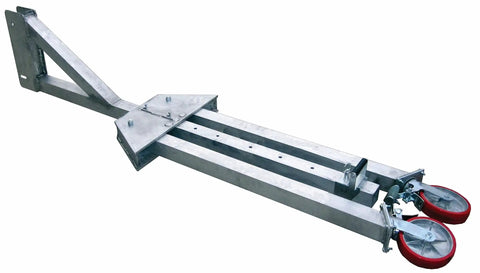 Badass Counter Weight Building Hoist With 1100 Lb Capacity And 15 Foot Reach Portable Material Lift Packs Down Small Dual Speed Winch Pulls Heavy Load No Sweat
