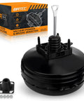 Heavy Duty Vacuum Power Brake Booster For Chevy Silverado 1500 And Gmc Sierra 1500 2007 To 2011 Dual Diaphragm close-up view with packaging.