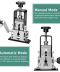 Slick Two Way Copper Wire Stripping Machine Using Manual Hand Crank Or Drill Power for efficient wire peeling with rotating handle.