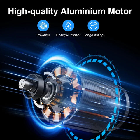 High-quality aluminium motor of the Beast Mode 30 Inch Industrial Drum Fan With 14000 CFM High Velocity Air 360 Degree Tilt Heavy Duty Metal Floor Fan.