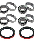 6 Piece Front Wheel Hub Bearing Race Set And Seal Assembly Drop In Replacement Fits Astro 1991 To 2002 C1500 1988 To 1991