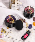 Complete Candle Making Kit With Wax Melter And Supplies For Beginners And Adults Including Beeswax Blocks, aromatic candles in tins