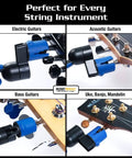 All-In-One Guitar Winder, Cutter And Bridge Pin Puller For Acoustic, Electric And Bass Guitars, Scratch-Free Rubber Head
