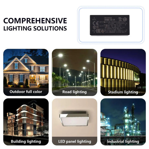 Rock Solid 15W Ac Dc Power Supply Module Delivering Steady 5V At 3A Universal 85 To 305Vac Input image showing various lighting solutions.