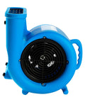 Beefed Up Heavy Duty One Third HP 2000 CFM Air Mover for Water Damage Restoration, front view showing blue casing and fan