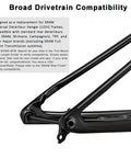 Beefy Universal Derailleur Hanger Replacement For SRAM UDH With CNC Aluminum Body And Reverse Thread Bolts, frame compatibility info