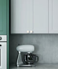 Kitchen cabinet with 30 Pack Brushed Satin Nickel Cabinet Knobs Square Dresser Drawer Pulls Zinc Alloy Hardware for Cabinets and Drawers.