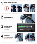 Quick start guide for Tesla Supercharger Release Tool For Rapid Ev Cable Breakaway Keeps You Seated And Lets You Bail Out Fast Without Stepping Out Cybertruck Compatible Charging Aid.