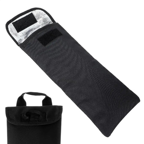 3L Hydration Bladder With Insulated Leakproof Reservoir For Backpacks, black hydration sleeve cooler cover open flap