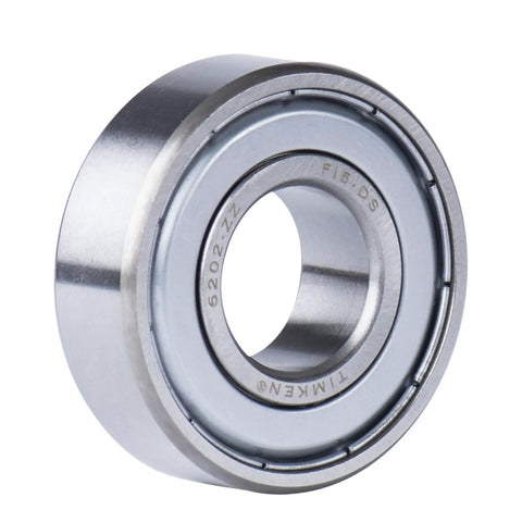Pre Lubricated Double Metal Seal Deep Groove Ball Bearings In A Two Pack Measuring 15 X 35 X 11 Mm with smooth metal finish