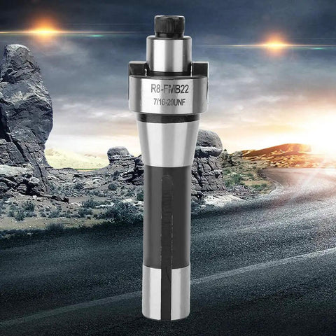 Top Shelf R8 Shank Face Mill Arbor With Fmb22 Mount And 7 16 20 Unf Threads For Crushing Heavy Milling Tasks And Sweating Out Chips On Any Metal You Throw At Them