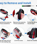 Step-by-step instructions for installing Dust Bin Sealing Ring For V10 SV12 Vacuum Cleaner Dirt Cup Replacement Part