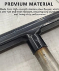 Close-up of stainless steel lathe tool rest with welded 5/8 inch post and concave top for woodworking.