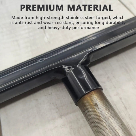 Close-up of stainless steel lathe tool rest with welded 5/8 inch post and concave top for woodworking.