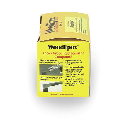 WoodEpox Kit Pro Grade 2 Pint 2 Part Structural Epoxy Adhesive Filler Box for Wood Repair