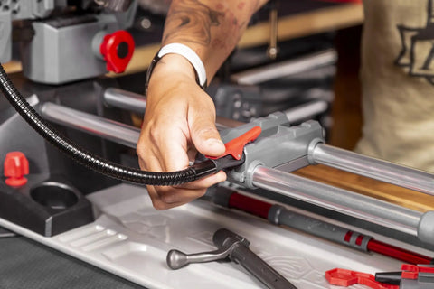 Using One-Hand Clamp Gun Workstation With Non-Marring, Form-Fitting Yokes And Leveling Knob For Scope Mounts