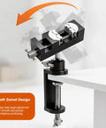 360 Degree Rotating Bench Vise Stand For Grinders And Drill Presses, CNC Machined Beefy Heavy Duty Vise Grinder Mount